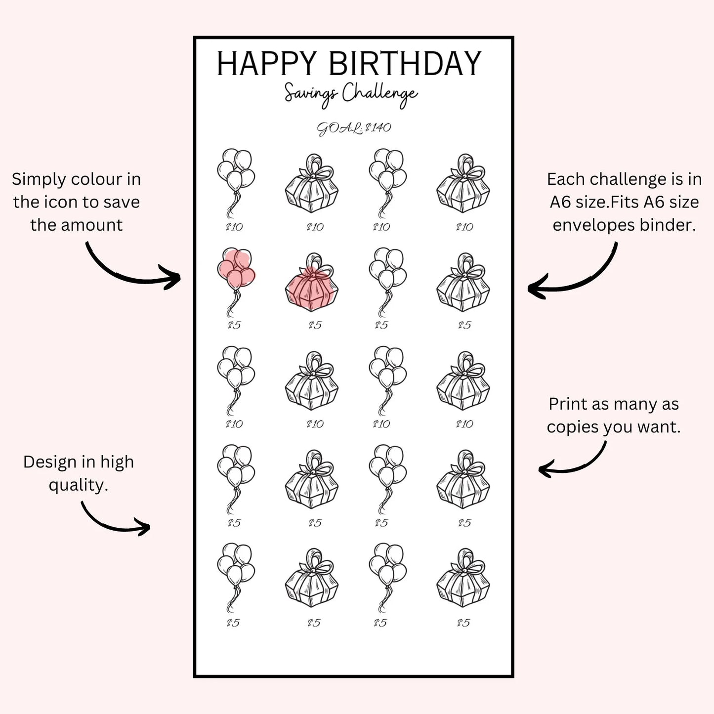 💸 Money Savings Challenge Mega Bundle (Printable Kit)